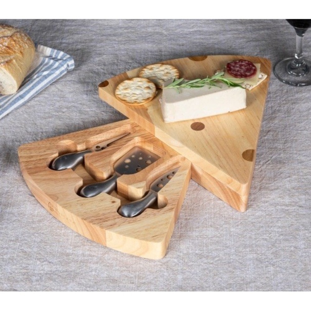 LEGACY Collection THE SWISS CHEESE BOARD SET Picnic Time Knife Tools 4pc EUC